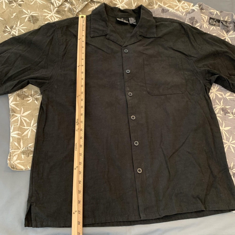 OP Shirt Lot 3 Mens Large Multicolor Hawaiian Short Sleeve Button Front Casual - Picture 4 of 12